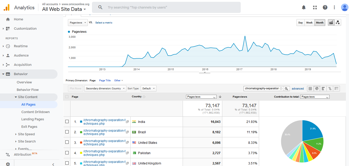 Visitor Analysis Report