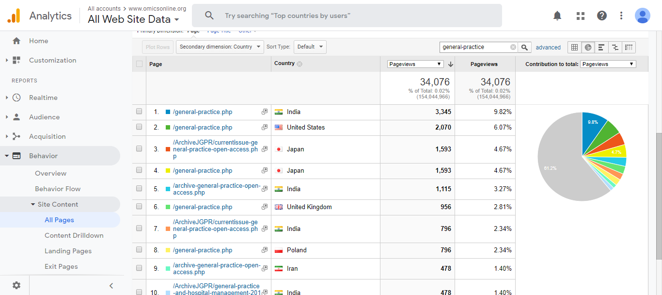 Visitor Analysis Report