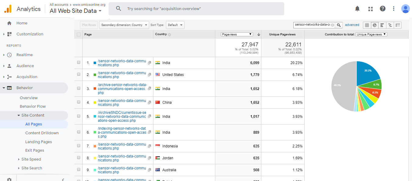 Visitor Analysis Report